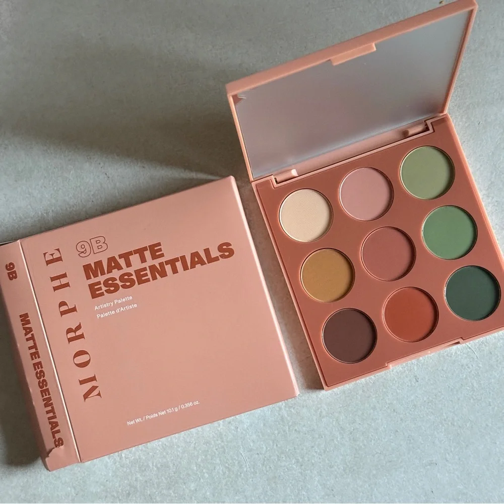 Morphe 9B Matte Essentials Eyeshadow Palette Neutral Matte